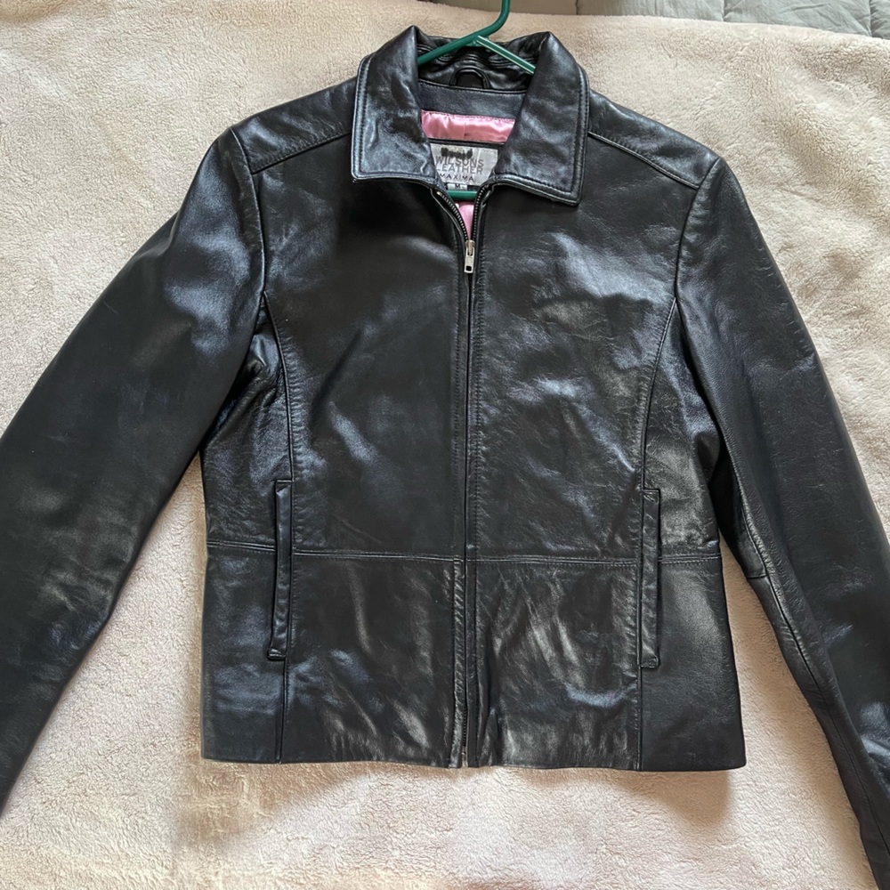 Wilsons Leather Classic Black Jacket